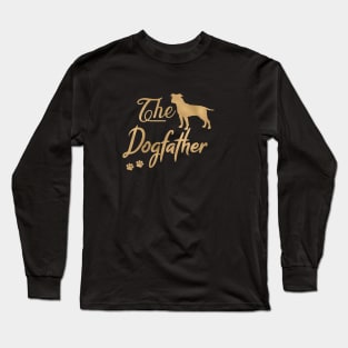 American Staffordshire Terrier Dogfather Long Sleeve T-Shirt